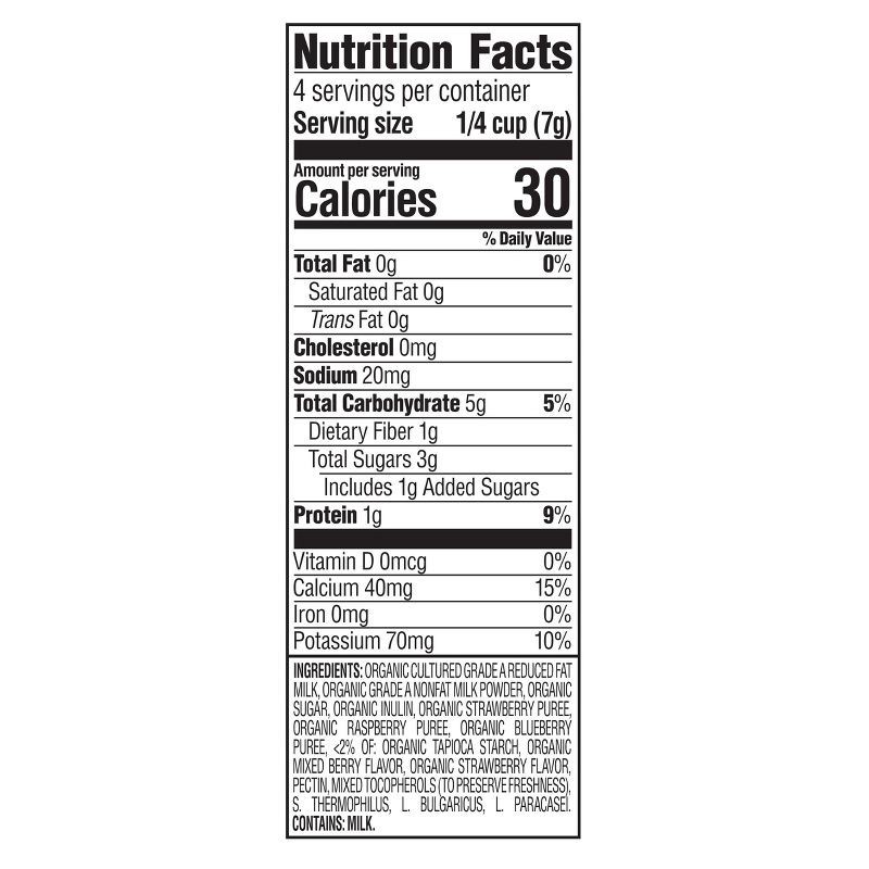 slide 8 of 11, Happy Baby HappyBaby Organic Yogis Mixed Berry Yogurt & Fruit Baby Snacks - 1oz, 1 oz