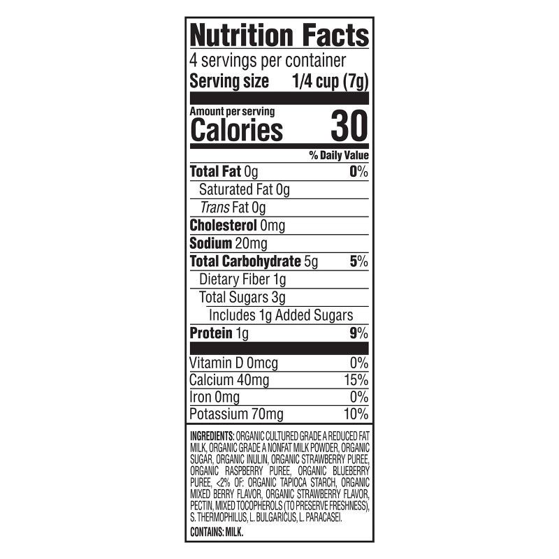 slide 11 of 11, Happy Baby HappyBaby Organic Yogis Mixed Berry Yogurt & Fruit Baby Snacks - 1oz, 1 oz