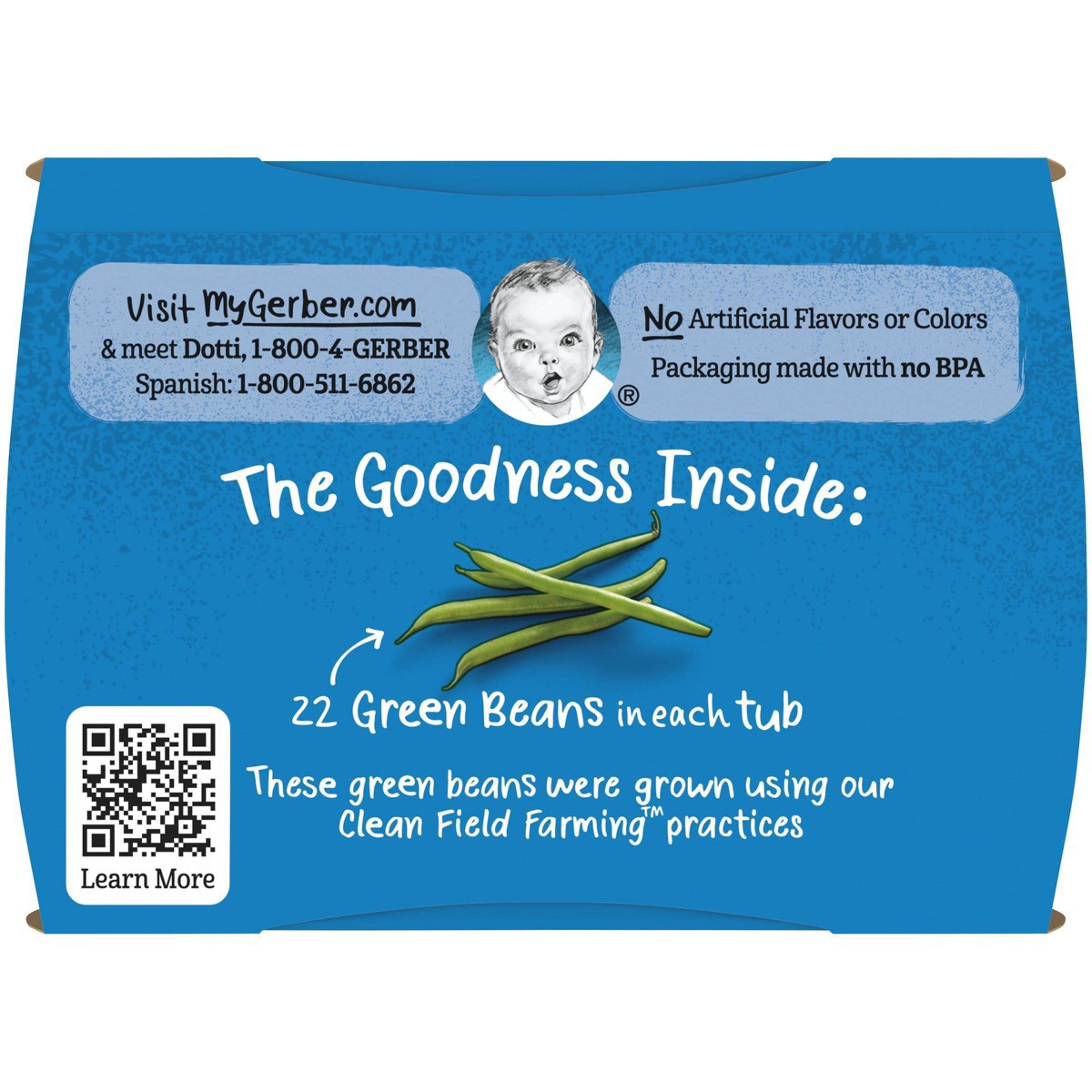 slide 12 of 16, Gerber Sitter 2nd Foods Green Bean Baby Meals Tubs - 2ct/8oz, 2 ct; 8 oz