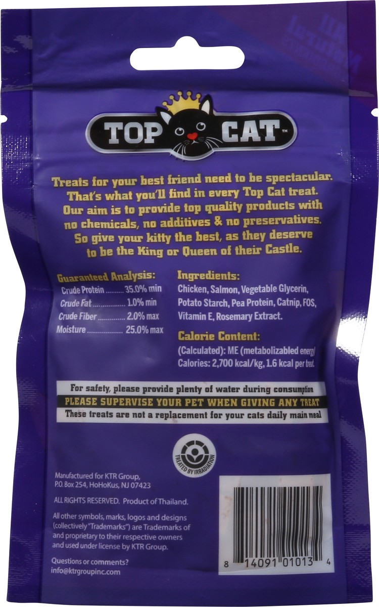 slide 5 of 15, Top Cat Salmon & Chicken Bites Cat Treat 2.1 oz, 2.1 oz