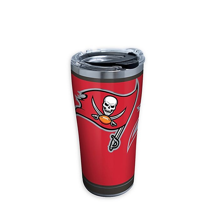 slide 1 of 1, Tervis NFL Tampa Bay Buccaneers Rush Stainless Steel Tumbler with Lid, 20 oz