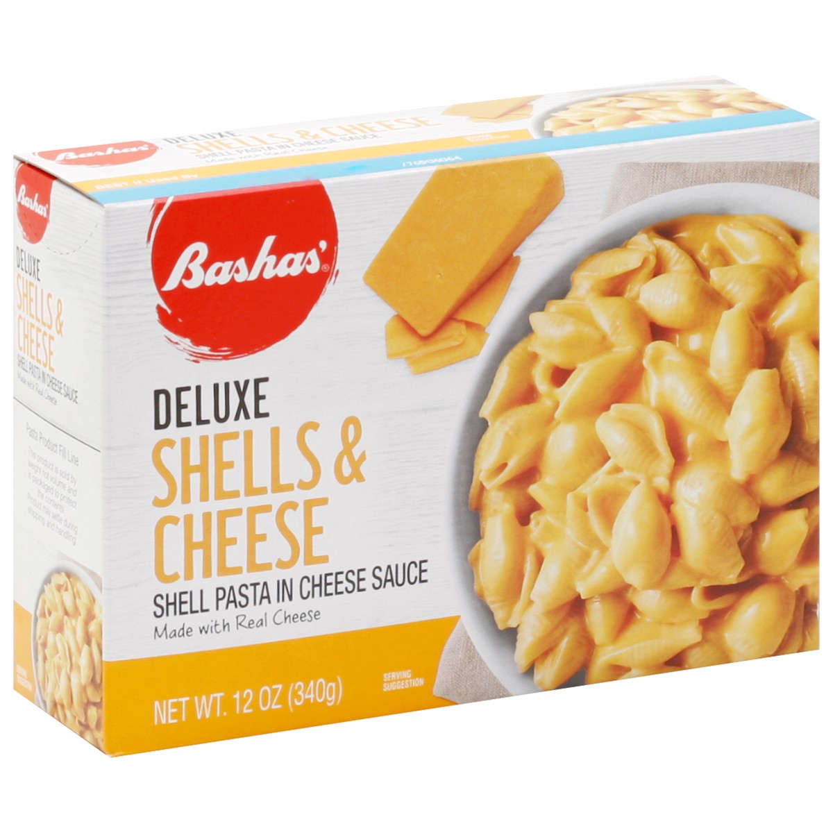 slide 2 of 4, Bashas Dlx Mac & Cheese Shls, 12 oz