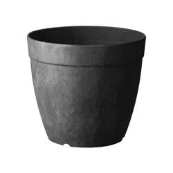 Novelty Dolce Round Planter - Black