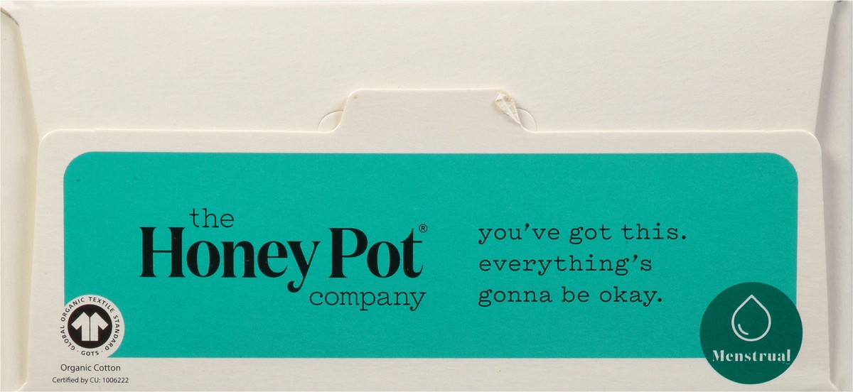 slide 8 of 9, The Honey Pot Super 100% Organic Unscented Tampons 18 ea, 18 ct