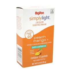 Hy-Vee Peach Mango Energy Drink Mix - 0.9 oz