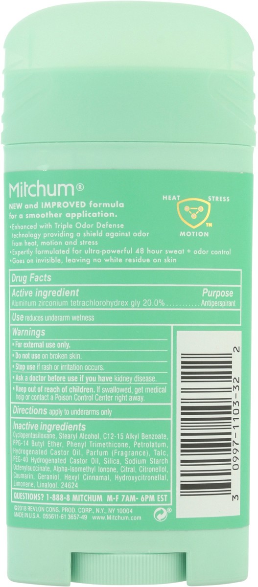 slide 7 of 9, Mitchum Women Invisible Solid Pure Fresh Antisperspirant & Deodorant 2.7 oz, 2.7 oz