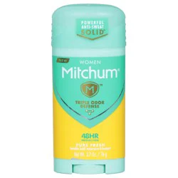 Mitchum Women Invisible Solid Pure Fresh Antisperspirant & Deodorant 2.7 oz
