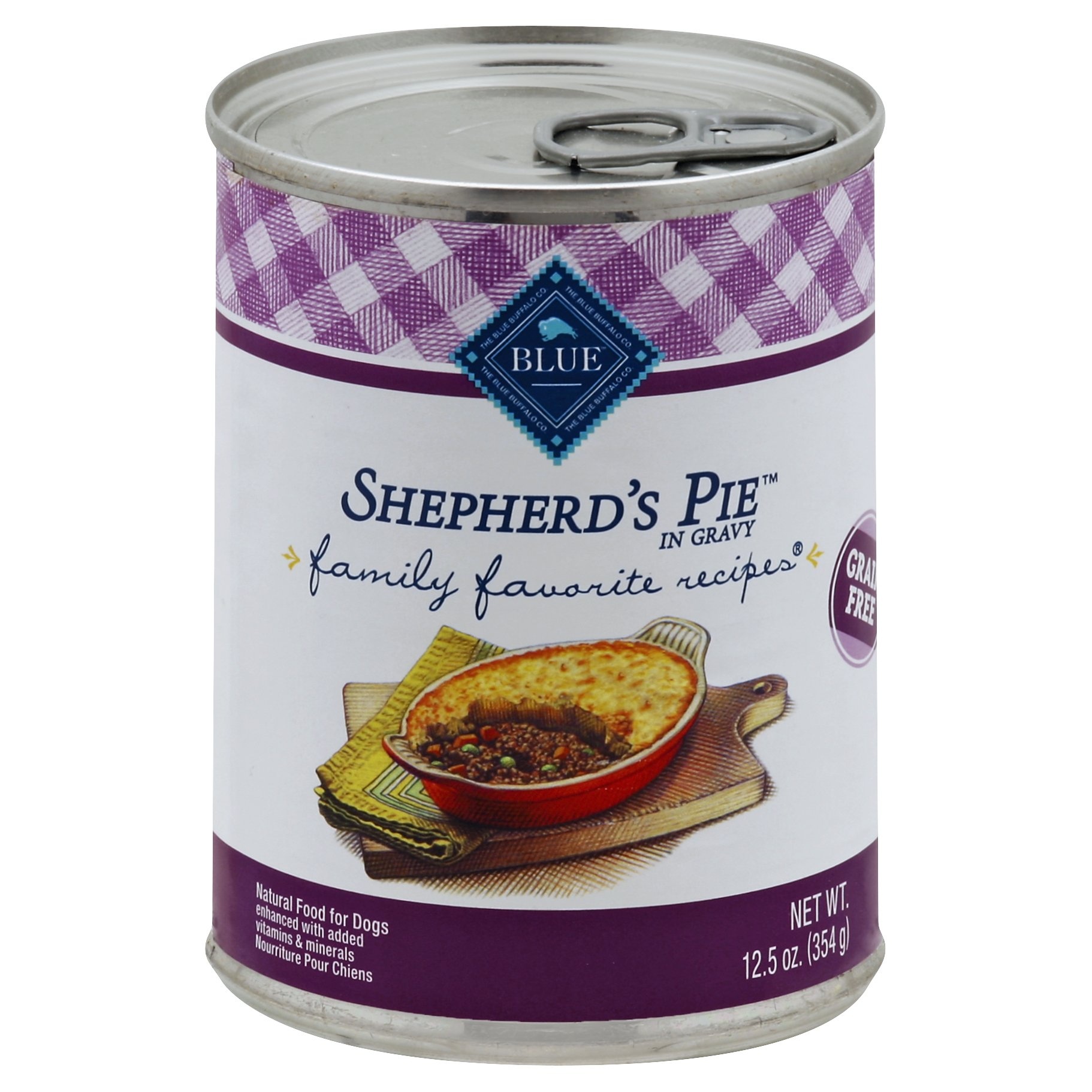 slide 1 of 1, Blue Buffalo Blue Dog Food Family Favorite Recipes Shepherds Pie, 12.5 oz