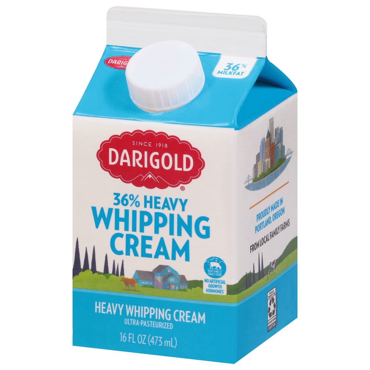 slide 3 of 9, Darigold 36% Heavy Whipping Cream 16 fl oz, 16 fl oz