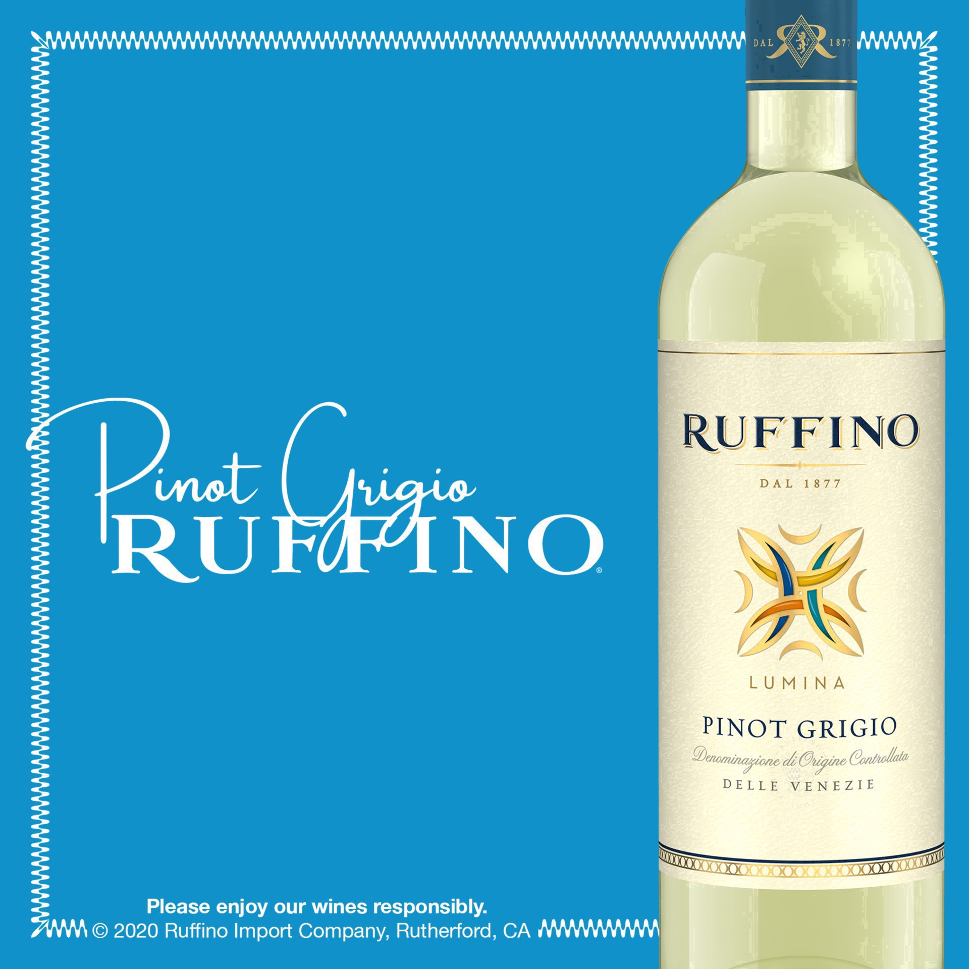 slide 18 of 31, Ruffino Lumina DOC Pinot Grigio, Italian White Wine, 750 mL Bottle, 25.36 fl oz