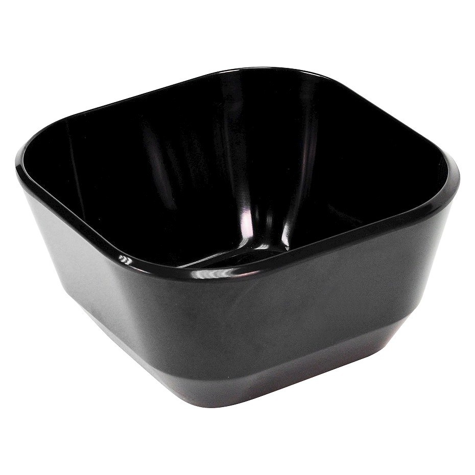 slide 1 of 1, Room Essentials Black Square Cereal Bowl, 1 ct