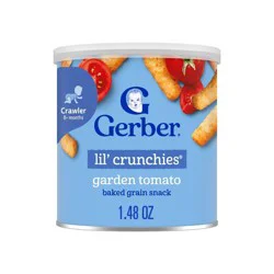 Gerber Baby Food Garden Tomato Crunchies Baby Snacks - 1.48oz