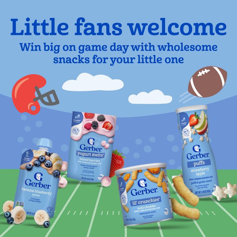 slide 3 of 9, Gerber Toddler Snacks Strawberry Yogurt Melts - 1oz, 1 oz