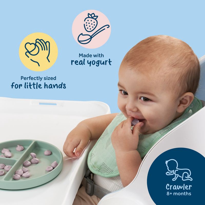 slide 4 of 9, Gerber Baby Food Mixed Berries Freeze-Dried Yogurt Melts Baby Snack - 1oz, 1 oz