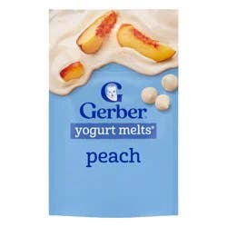 Gerber Baby Food Peach Freeze-Dried Yogurt Melts Baby Snacks - 1oz