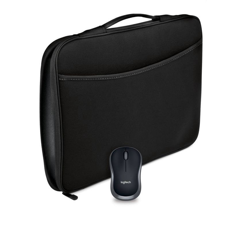 slide 8 of 9, Logitech Laptop Sleeve with Mouse - Black, 1 ct