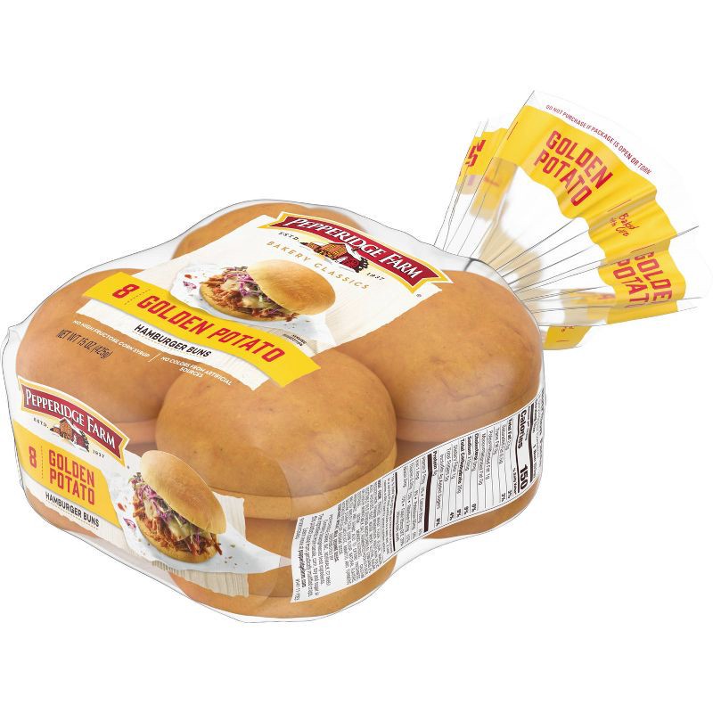 slide 5 of 6, Pepperidge Farm Baker Classics Golden Potato Hamburger Buns - 15oz/8ct, 8 ct; 15 oz