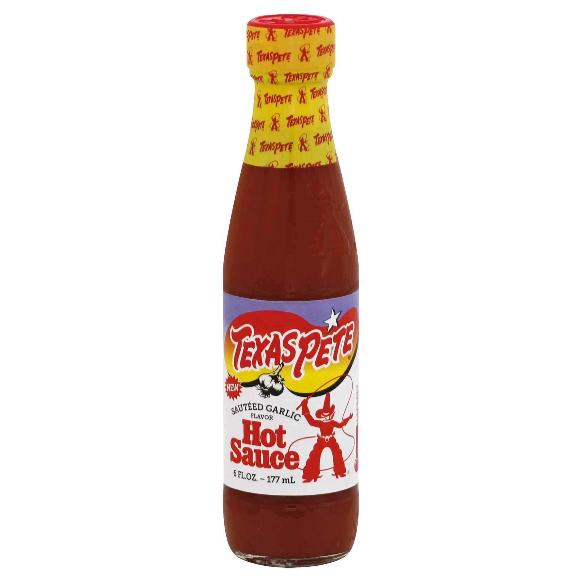 slide 1 of 9, Texas Pete Sauteed Garlic Flavor Hot Sauce 6 fl oz, 6 fl oz