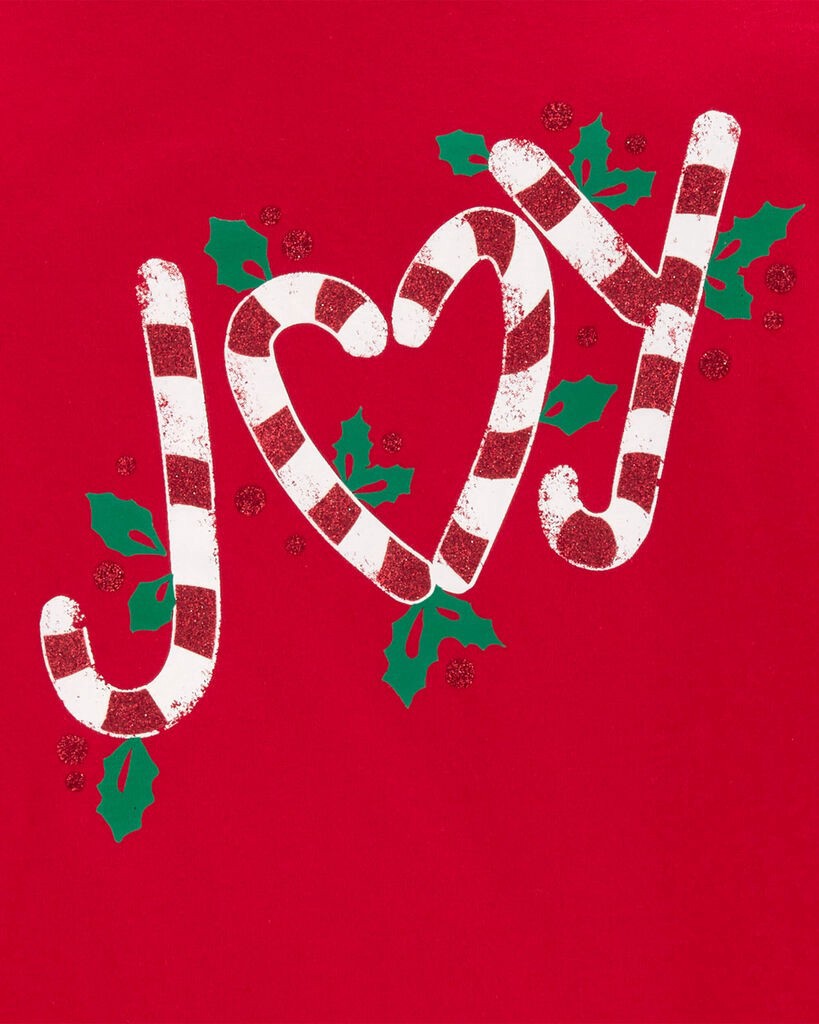 slide 2 of 2, Oshkosh Kid Joy Holiday Shirt - Red Red XL, 1 ct