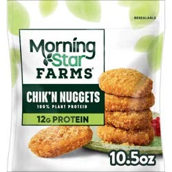 MorningStar Farms Frozen Plant Based Chik'n Nuggets Original - 10.5oz