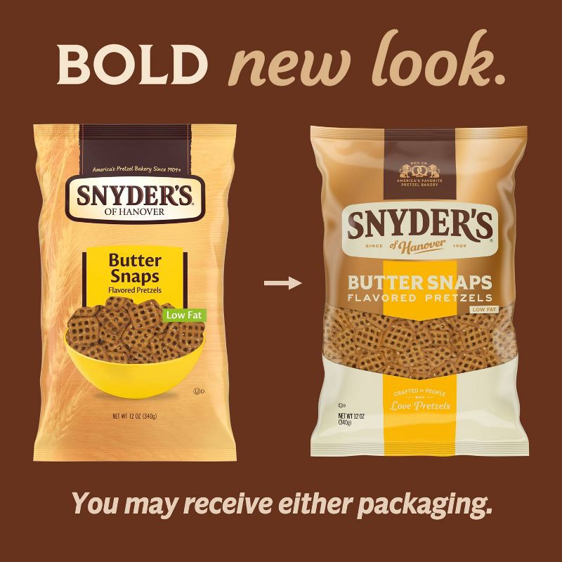 slide 6 of 6, Snyder's of Hanover Pretzels Butter Snaps - 12oz, 12 oz