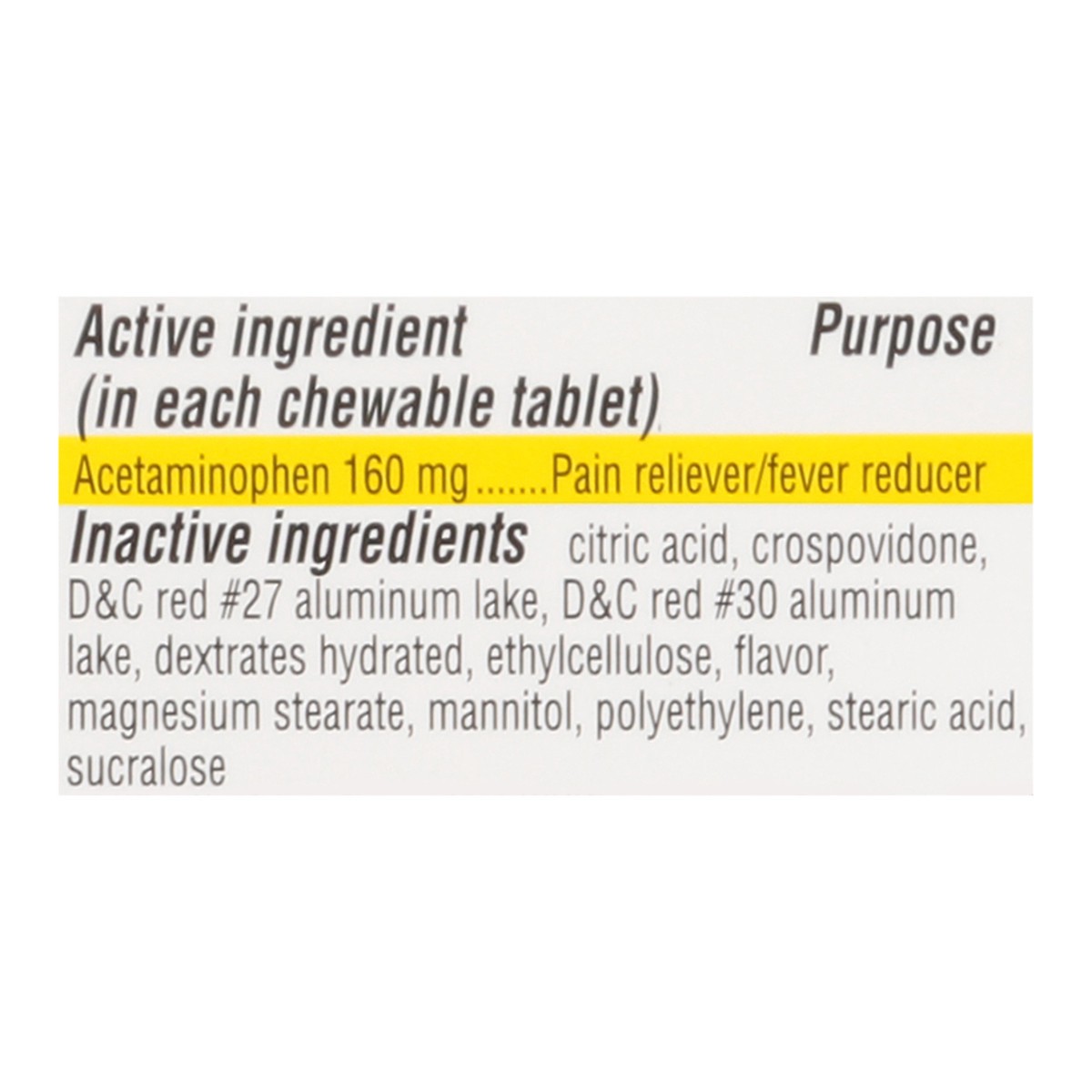 slide 10 of 10, TopCare Health Children's Bubble Gum Flavor 160 mg Pain & Fever 24 Chewable Tablets, 24 ct