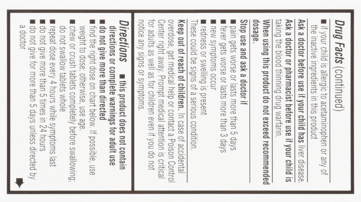 slide 4 of 10, TopCare Health Children's Bubble Gum Flavor 160 mg Pain & Fever 24 Chewable Tablets, 24 ct