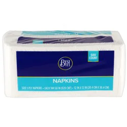 Best Yet Napkins 1 Ply 500 Count