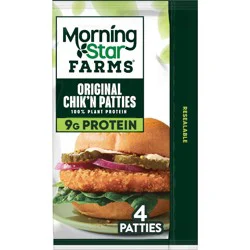 MorningStar Farms Plant Based Frozen Chik'n Patties Original - 10oz/4ct