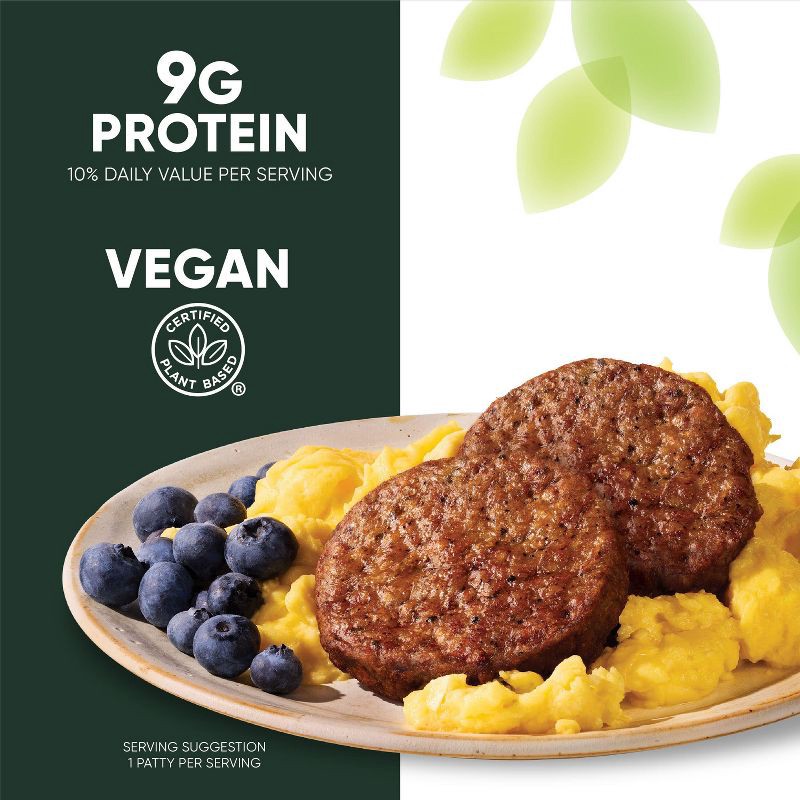 slide 6 of 7, MorningStar Farms Veggie Frozen Breakfast Plant Based Sausage Patties Original - 8oz/6ct, 6 ct; 8 oz