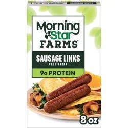 MorningStar Farms Veggie Frozen Breakfast Veggie Sausage Links Original - 8oz