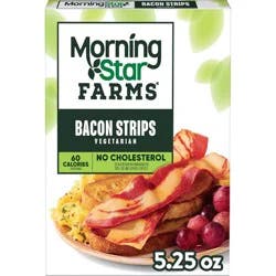 MorningStar Farms Frozen Veggie Breakfast Meatless Bacon Strips Original - 5.25oz