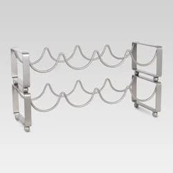 8 Bottle Steel Wine Rack - Threshold