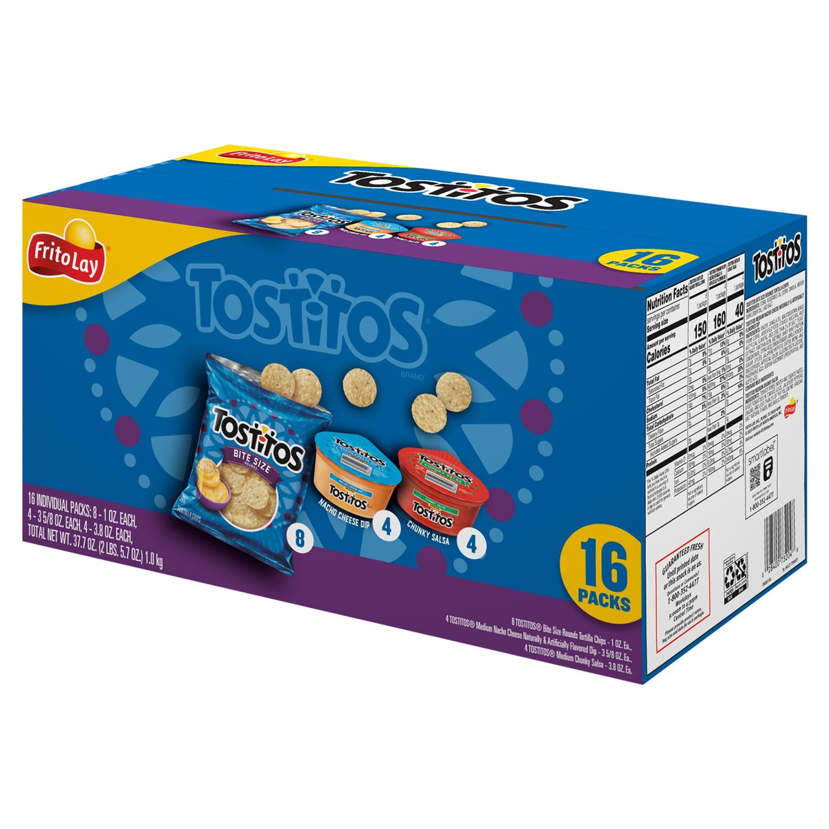 slide 3 of 15, Frito-Lay Snacks Variety Packs Dip & Mix Cube 37.7 Oz, 16 Count, 16 ct / 37.7 oz