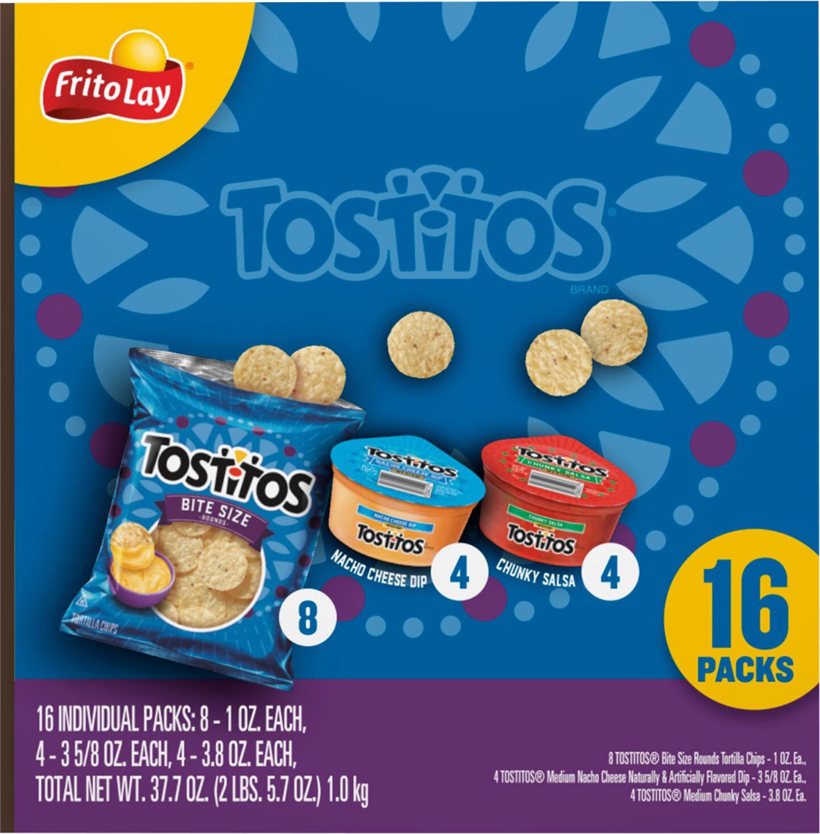 slide 11 of 15, Frito-Lay Snacks Variety Packs Dip & Mix Cube 37.7 Oz, 16 Count, 16 ct / 37.7 oz
