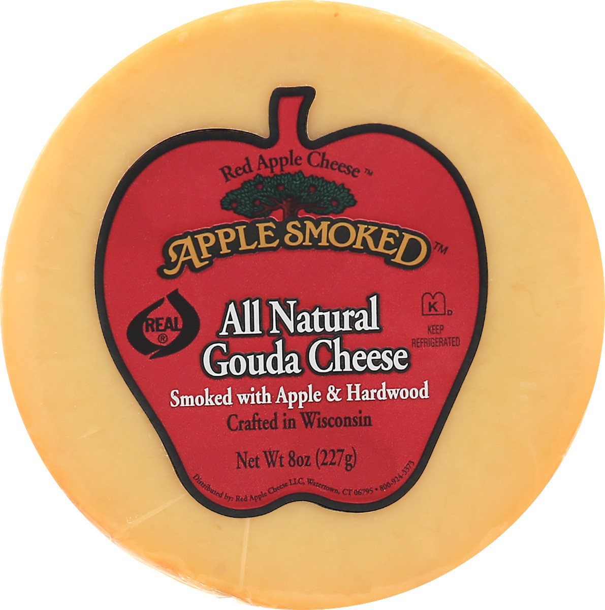 slide 6 of 13, Apple Smoked All Natural Gouda Cheese 8 oz, 8 oz