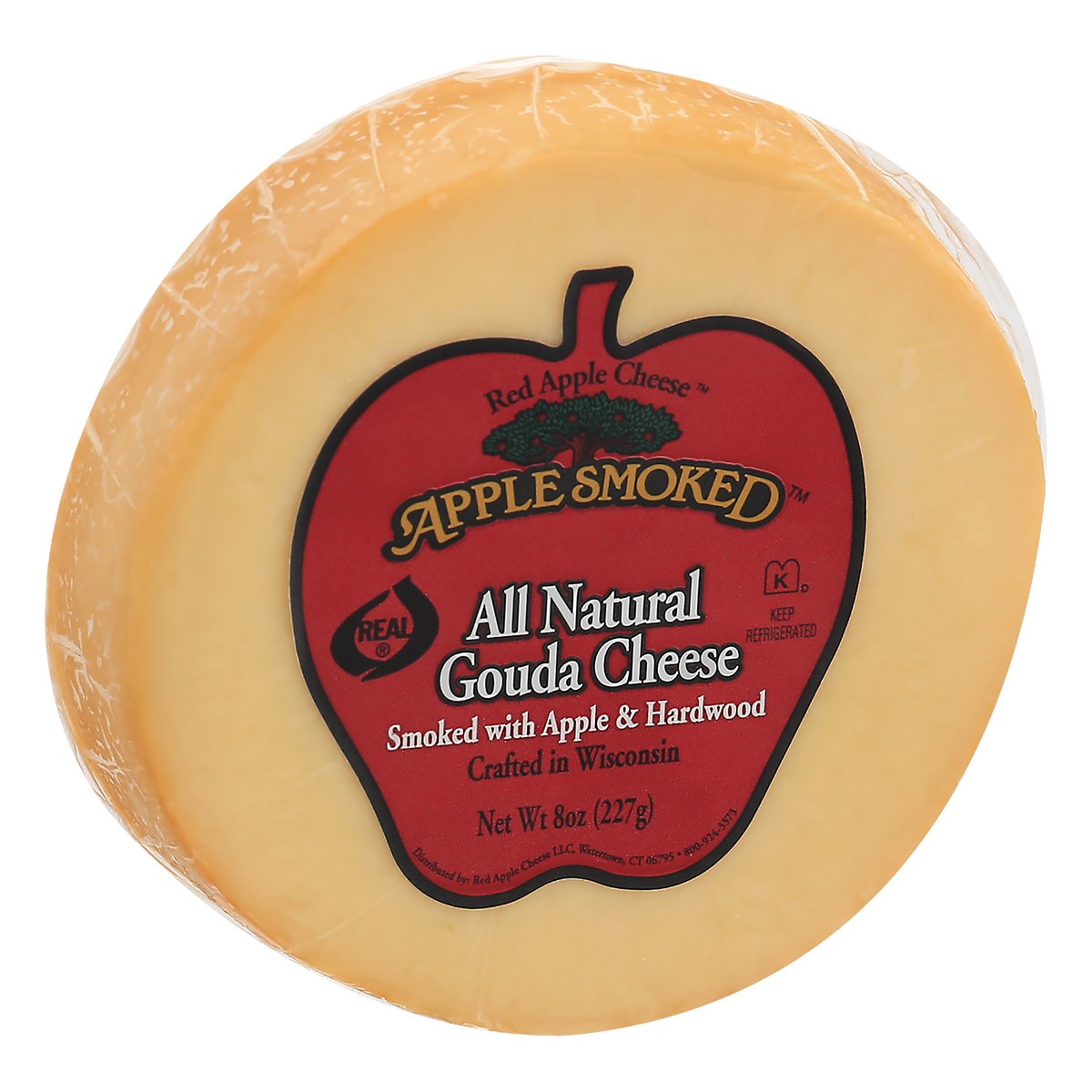 slide 4 of 13, Apple Smoked All Natural Gouda Cheese 8 oz, 8 oz