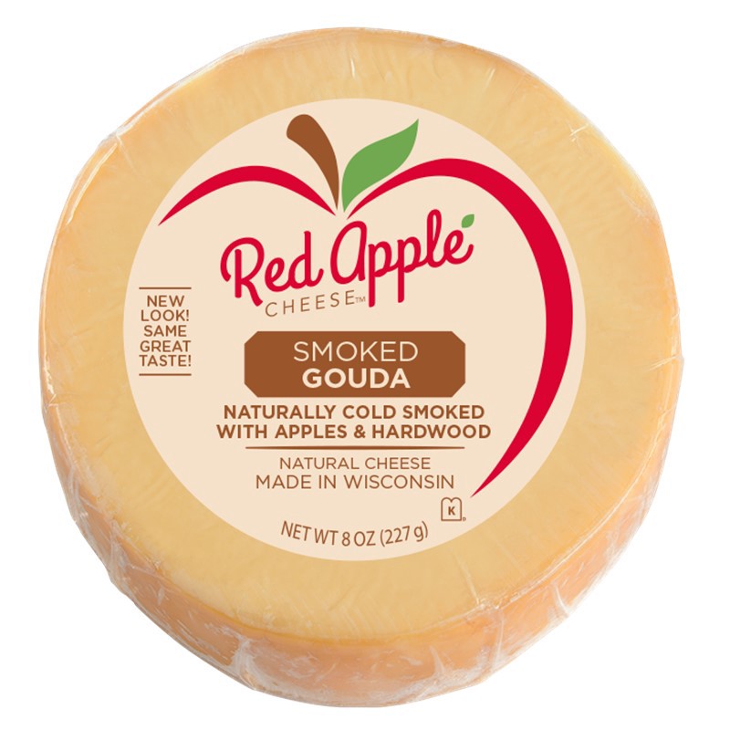 slide 1 of 13, Apple Smoked All Natural Gouda Cheese 8 oz, 8 oz