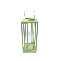 Everyday Living Metal Lantern - Green, 10.6 in