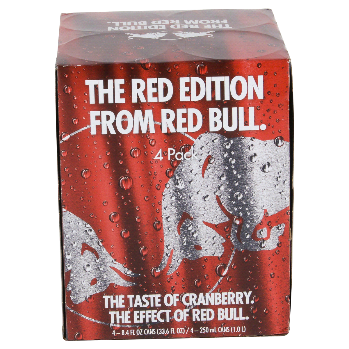 slide 4 of 8, Red Bull Red Edition Cranberry Energy Drink, 4 ct; 8.4 fl oz