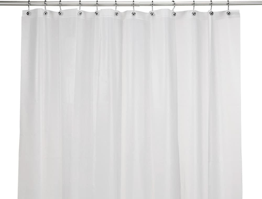 slide 1 of 1, Everyday Living 4-Gauge Shower Curtain Liner - Frost, 70 in x 72 in