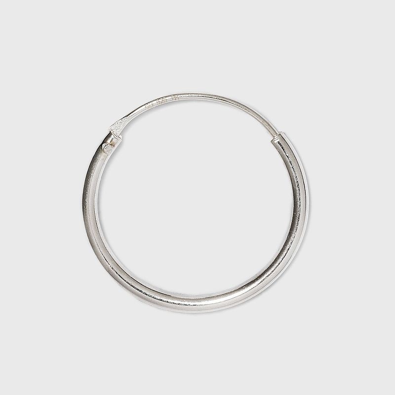 slide 2 of 2, Distributed by Target Sterling Silver Trio Endless Hoop Earring Set 3pc - Silver, 3 ct