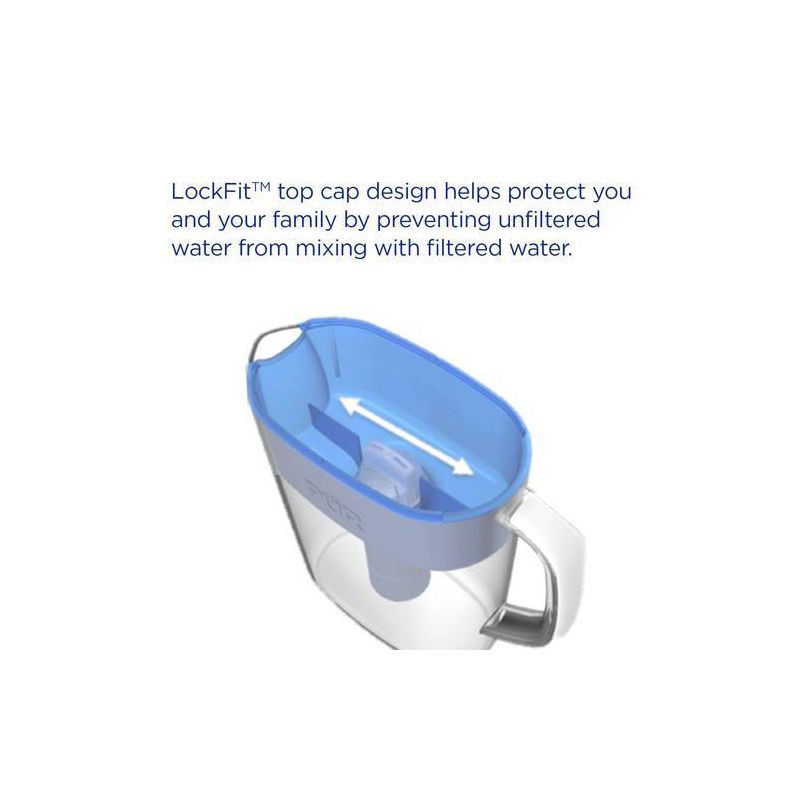 slide 7 of 12, PUR Filtration PUR Water Pitcher Replacement Filter - 3 Pack: Reduces Odors, Filters Chlorine & Mercury, 40 Gallon Life, Blue, 3 ct, 40 gal