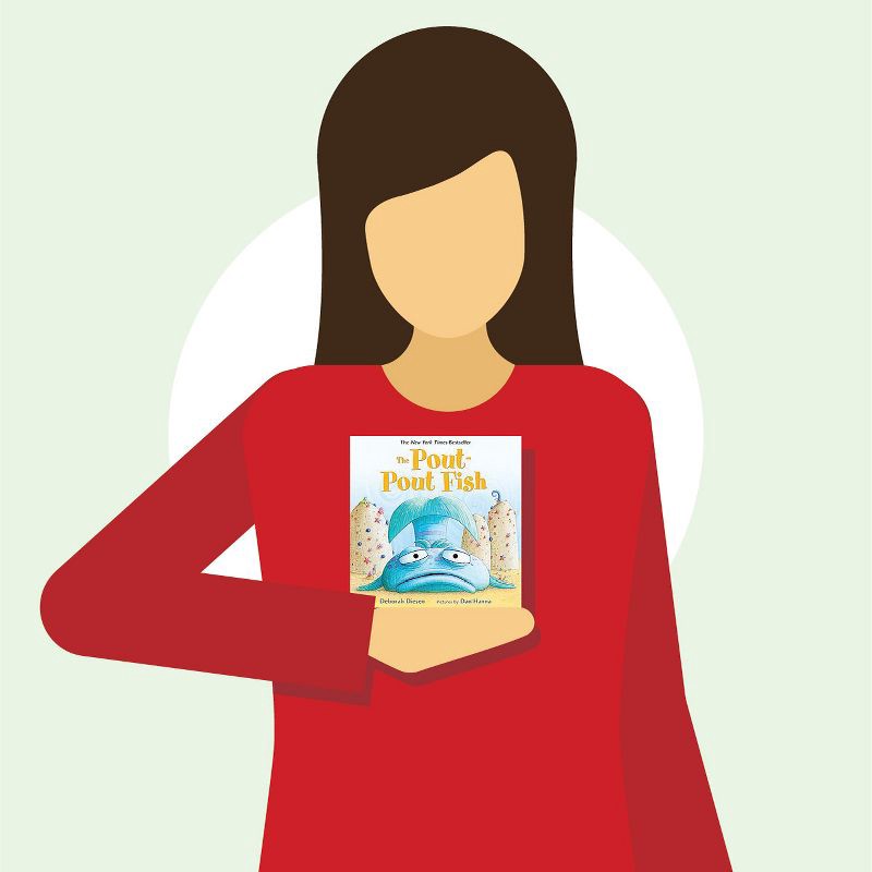 slide 2 of 2, Macmillan Publishers Pout - Pout Fish - by Deborah Diesen and Daniel X. Hanna (Board Book), 1 ct