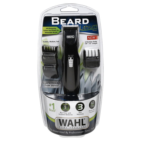 slide 1 of 1, Wahl Lithium Battery Beard Trimmer, 1 ct