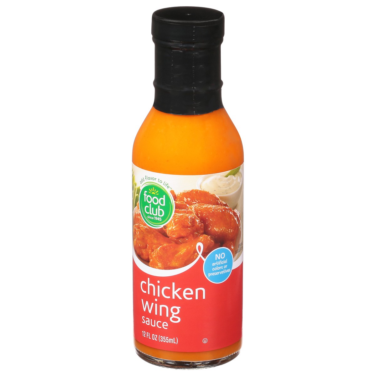 slide 9 of 9, Food Club Chicken Wing Sauce 12 fl oz, 12 fl oz