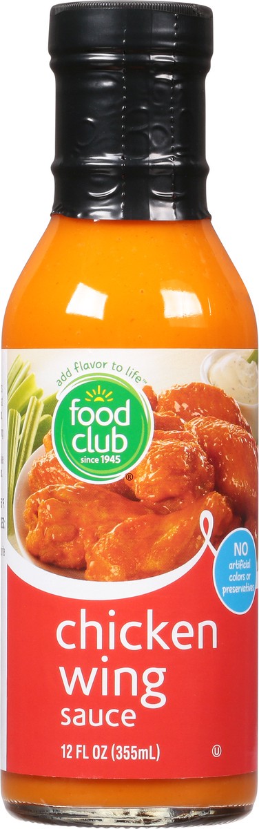 slide 4 of 9, Food Club Chicken Wing Sauce 12 fl oz, 12 fl oz
