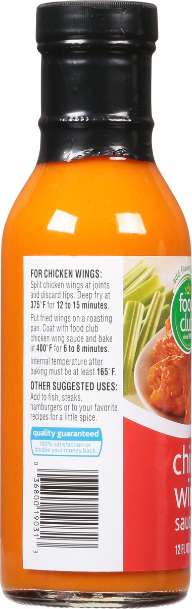 slide 3 of 9, Food Club Chicken Wing Sauce 12 fl oz, 12 fl oz