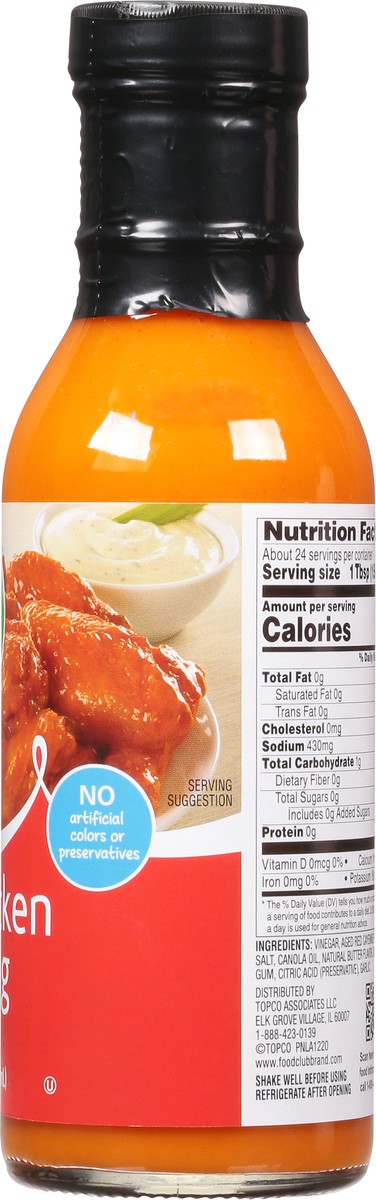 slide 7 of 9, Food Club Chicken Wing Sauce 12 fl oz, 12 fl oz
