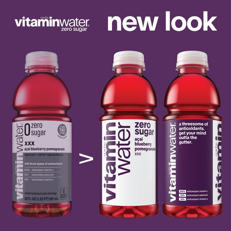 slide 5 of 7, Vitamin Water vitaminwater zero power-c dragonfruit - 20 fl oz Bottle, 20 fl oz